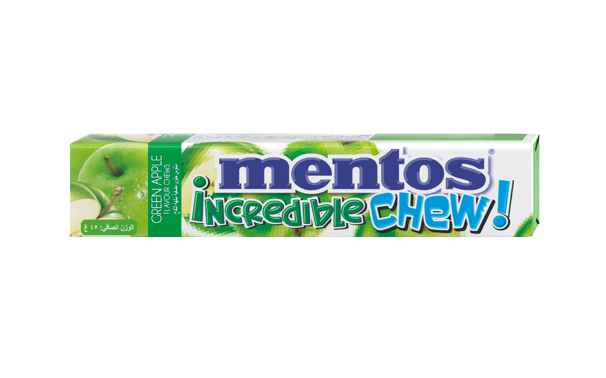 Mentos incredible green apple