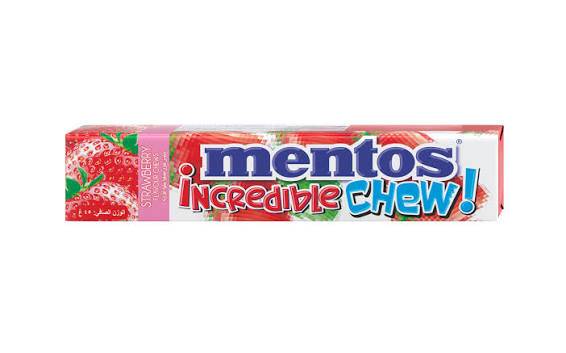 Mentos incredible strawberry